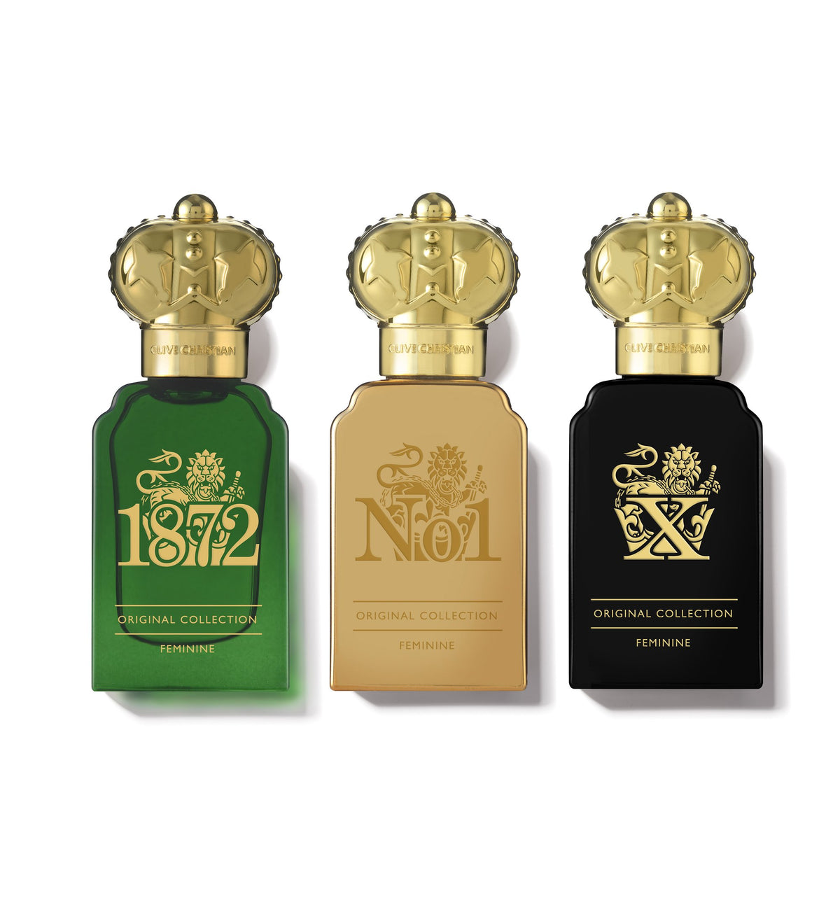 CLIVE CHRISTIAN ORIGINAL COLLECTION FEMININE PERFUMES 3X10ML