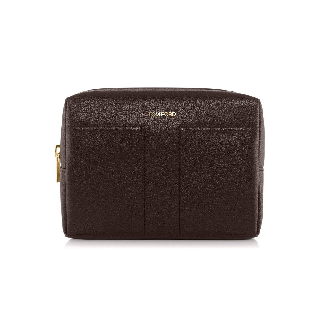TOM FORD COSMETIC BAG LUXE MAHOGANY